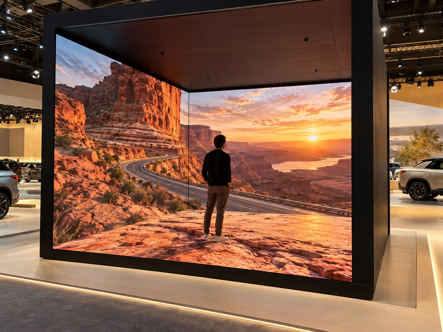 Interactive LED Cube Experience