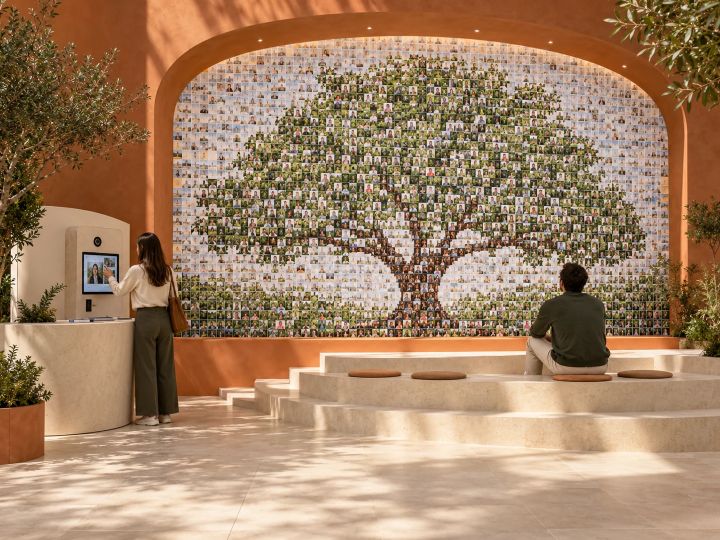 Photo Mosaic Wall