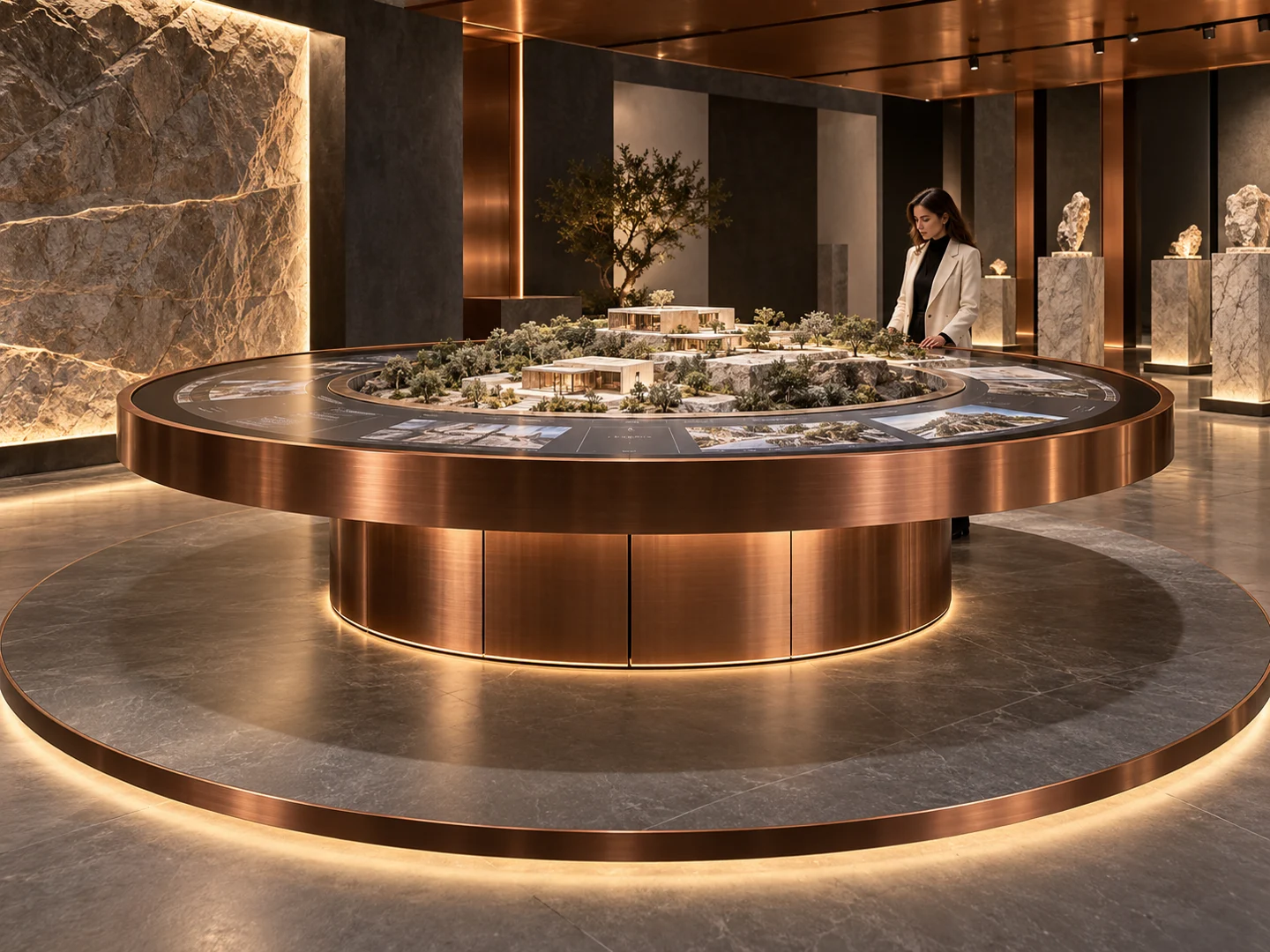 Rotating Interactive Table