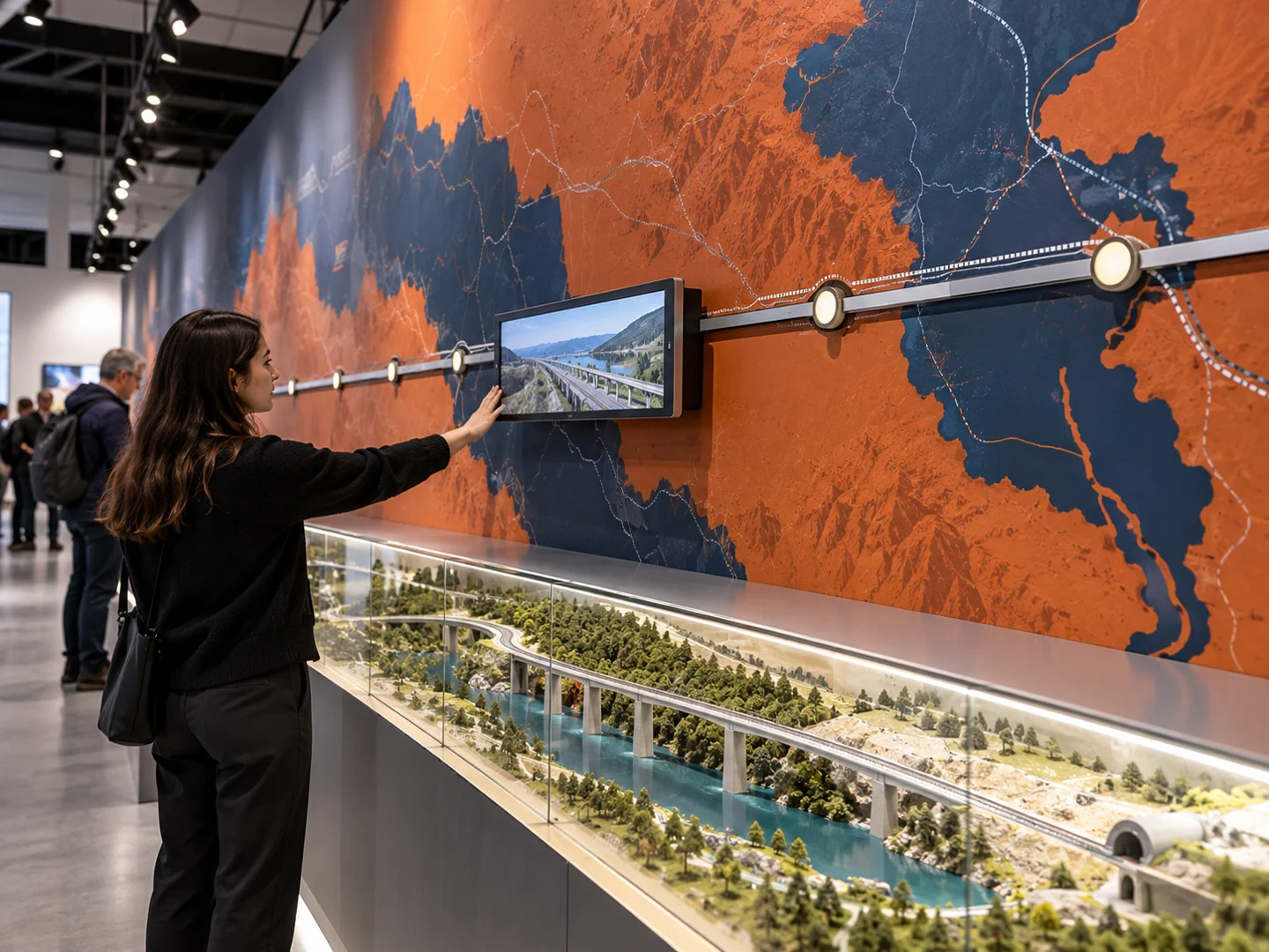 Sliding Interactive Screen